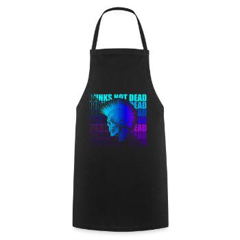 Punk Rock Pogo Anarchy Punks Punk Rocker Punk - Cooking Apron - black - Front - AI Model Male 185 dark (185cm)