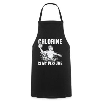 Water Polo - Cooking Apron - black - Front - AI Model Male 185 dark (185cm)