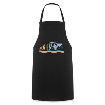 Surfer Sport Vintage Surfer Planche de surf - Tablier de cuisine - noir - Devant - AI Model Male 185 dark (185cm)