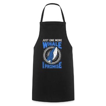 Whale Watching Whale Watching Orca Blue Whale - Cooking Apron - black - Front - AI Model Male 185 dark (185cm)