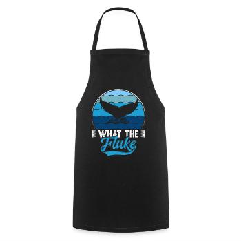Whale Watching Whale Watching Orca Blue Whale - Cooking Apron - black - Front - AI Model Male 185 dark (185cm)