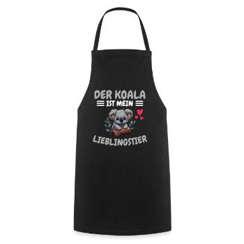 Lieblingstier Zoo Tier Geschenk Australien Koala - Kochschürze - Schwarz - Vorne - AI Model Male 185 dark (185cm)
