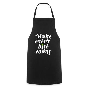 Veganer Make Every Count Go Vegan Veganerin - Tablier de cuisine - noir - Devant - AI Model Male 185 dark (185cm)