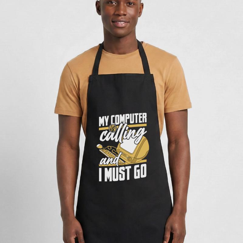 My Computer Is Calling IT Operations Computer Scientist Cooking Apron