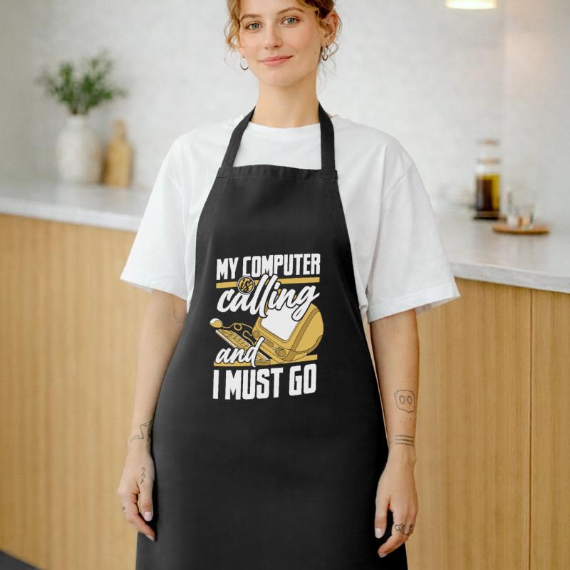 My Computer Is Calling IT Operations Computer Scientist Cooking Apron