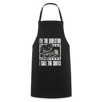 Film Director I'm The Director I Call Video Editor - Cooking Apron - black - Front - AI Model Male 185 dark (185cm)