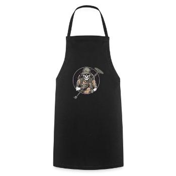 Detectorists Sondler Sondeln Retro-Vintage - Cooking Apron - black - Front - AI Model Male 185 dark (185cm)