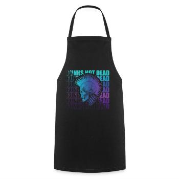 Punk Rock Pogo Anarchy Punks Punk Rocker Punk - Cooking Apron - black - Front - AI Model Male 185 dark (185cm)