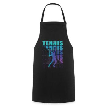 Vêtements pour joueurs de tennis Tennis Femmes Filles - Tablier de cuisine - noir - Devant - AI Model Male 185 dark (185cm)