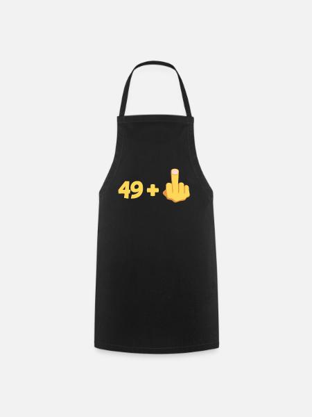 Pour le 50e anniversaire, le 50e anniversaire - Tablier de cuisine - noir