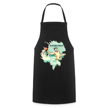 Water polo - The toughest athletes - Cooking Apron - black - Front - AI Model Male 185 dark (185cm)