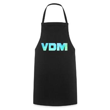 VDM - Kochschürze - Schwarz - Vorne - AI Model Male 185 dark (185cm)