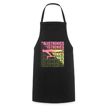 Motocross Enduro Motorcycle Freestyle Extreme Sport - Cooking Apron - black - Front - AI Model Male 185 dark (185cm)