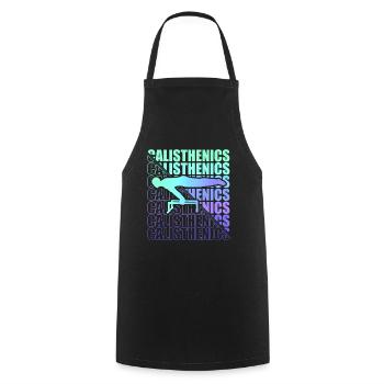 Motocross Enduro Motorcycle Freestyle Extreme Sport - Cooking Apron - black - Front - AI Model Male 185 dark (185cm)