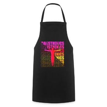 Motocross Enduro Motorcycle Freestyle Extreme Sport - Cooking Apron - black - Front - AI Model Male 185 dark (185cm)