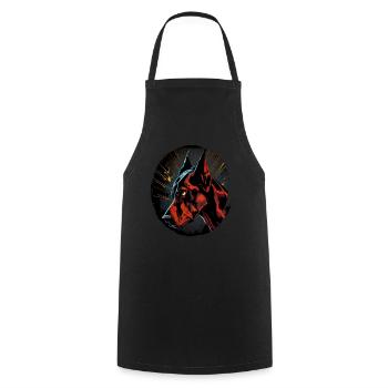 Doberman Dobermans Dog Dogs Puppy Doberman - Cooking Apron - black - Front - AI Model Male 185 dark (185cm)