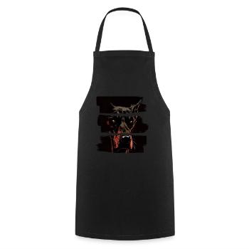 Doberman Dobermans Dog Dogs Puppy Doberman - Cooking Apron - black - Front - AI Model Male 185 dark (185cm)