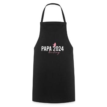 Chargement de papa 2024 - Tablier de cuisine - noir - Devant - AI Model Male 185 dark (185cm)
