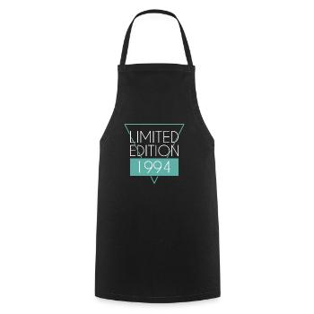 Limited Edition 1994 - Cooking Apron - black - Front - AI Model Male 185 dark (185cm)
