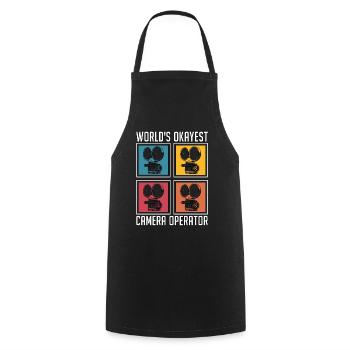 Le film rétro le plus acceptable du monde des cadreurs - Tablier de cuisine - noir - Devant - AI Model Male 185 dark (185cm)