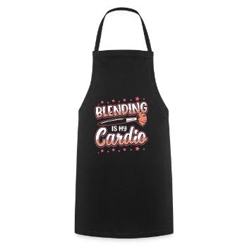 Makeup Artist Blending Is My Cardio Beauty Salon - Cooking Apron - black - Front - AI Model Male 185 dark (185cm)