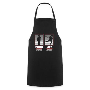 You Son My Son Intercrosse Lax Player Polocrosse - Cooking Apron - black - Front - AI Model Male 185 dark (185cm)