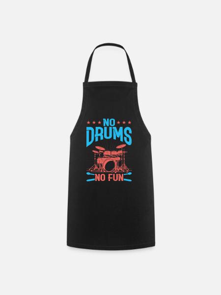 Drummers Drummers Drummers Drummers - Cooking Apron - black