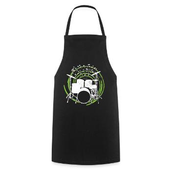 Drummers Drummers Drummers Drummers - Cooking Apron - black - Front - AI Model Male 185 dark (185cm)
