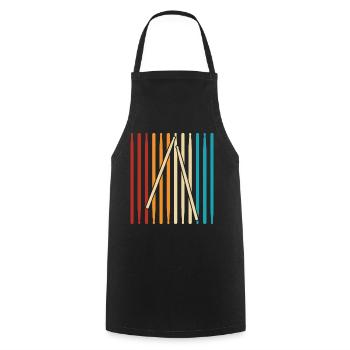 Drummers Drummers Drummers Drummers - Cooking Apron - black - Front - AI Model Male 185 dark (185cm)
