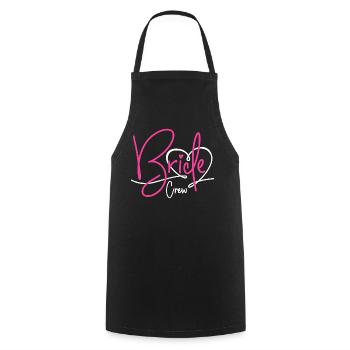 Bride Crew - Cooking Apron - black - Front - AI Model Male 185 dark (185cm)