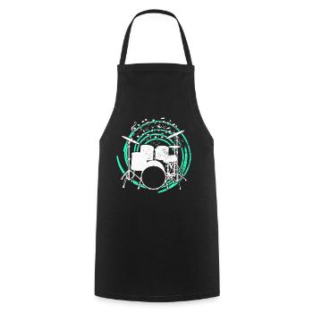Drummers Drummers Drummers Drummers - Cooking Apron - black - Front - AI Model Male 185 dark (185cm)