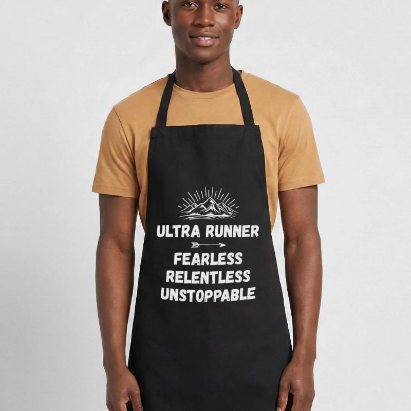 Ultra Runner - Intrépide. Implacable. Imparable. Tablier de cuisine