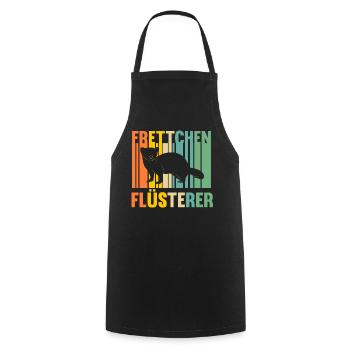 Frettchen Flüsterer - Kochschürze - Schwarz - Vorne - AI Model Male 185 dark (185cm)