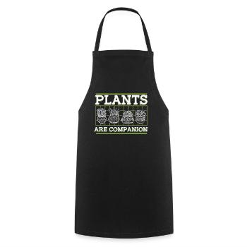 Plants Are Companion Allotment Garden Allotment Garden - Cooking Apron - black - Front - AI Model Male 185 dark (185cm)