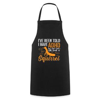 Unicycle I've Been Told I Have Cycling Unicyclist - Cooking Apron - black - Front - AI Model Male 185 dark (185cm)