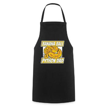 Banana Ball Python Dad Python Snake Banana - Cooking Apron - black - Front - AI Model Male 185 dark (185cm)