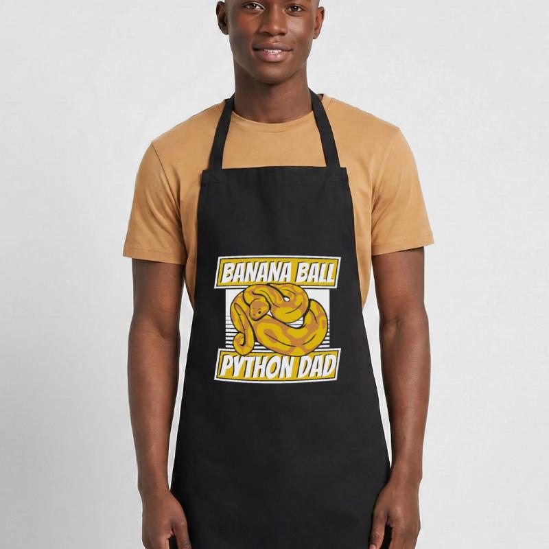 Boule de banane Python Papa Python Serpent Banane Tablier de cuisine