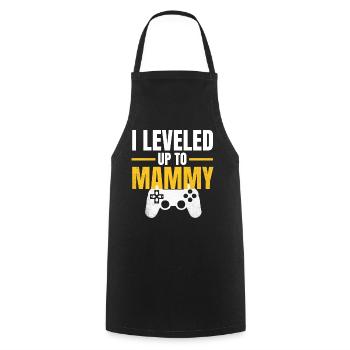 Montez de niveau Mama Gamer - Tablier de cuisine - noir - Devant - AI Model Male 185 dark (185cm)