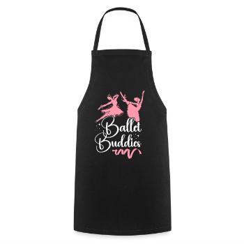 Ballet Danseuse Danse Ballerine - Tablier de cuisine - noir - Devant - AI Model Male 185 dark (185cm)