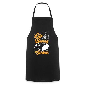 Alésage sans rongeur gerbille Gerbille - Tablier de cuisine - noir - Devant - AI Model Male 185 dark (185cm)
