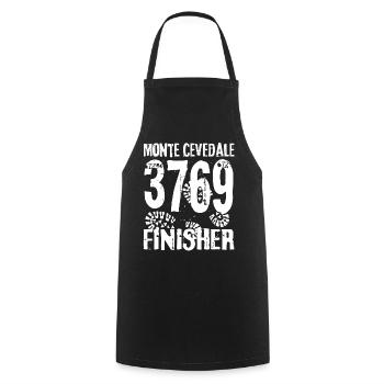 Monte Cevedale, Mount Ortles, Alps, Italy, South Tyrol - Cooking Apron - black - Front - AI Model Male 185 dark (185cm)