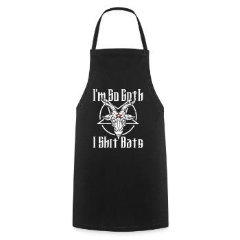 Satan Beelzebub Teufel Gothic Pentagram Mystisch - Kochschürze - Schwarz - Vorne - AI Model Male 185 dark (185cm)