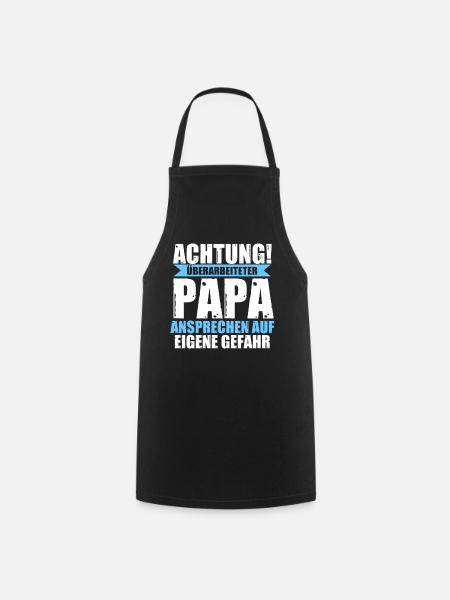 Vater Vatertag Papa - Kochschürze - Schwarz