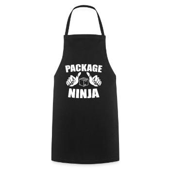 Funny Delivery Driver Gift - Cooking Apron - black - Front - AI Model Male 185 dark (185cm)