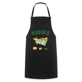 Vosges - Tablier de cuisine - noir - Devant - AI Model Male 185 dark (185cm)
