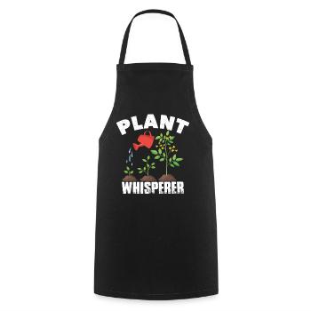 plants whisper garden gardener gardening gardening - Cooking Apron - black - Front - AI Model Male 185 dark (185cm)