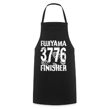 Mount Fuji Fujiyama volcano mountain Japan mountaineering - Cooking Apron - black - Front - AI Model Male 185 dark (185cm)