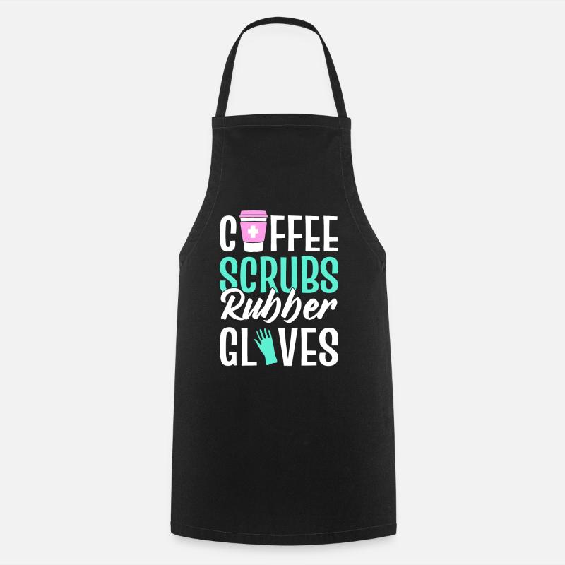 Funny nurse - Cooking Apron - black
