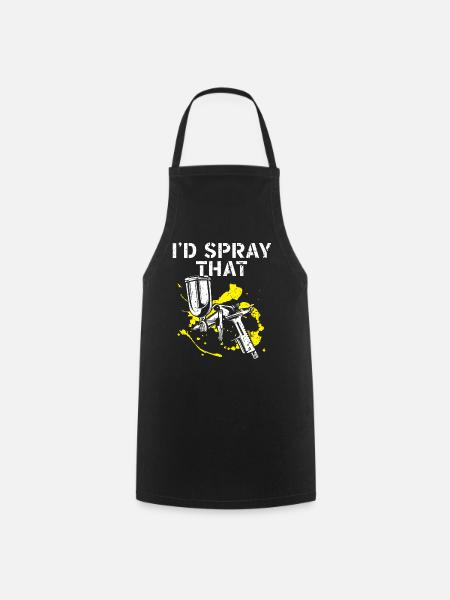 Body painter Someone has to do it - Cooking Apron - black