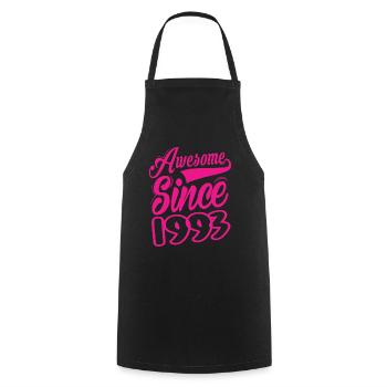 Awesome Since 1993 - Cooking Apron - black - Front - AI Model Male 185 dark (185cm)